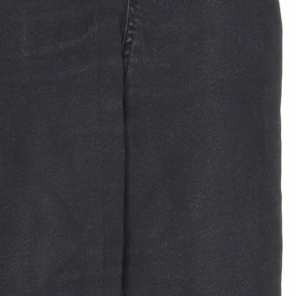 M&S Womens Black  Denim Jegging Jeans Size 8 L26 in