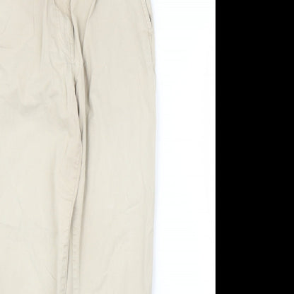 Papaya Womens Beige   Capri Trousers Size 8 L25 in