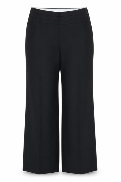 Womens UK Size 12 Very Regular Fit  Black Trousers