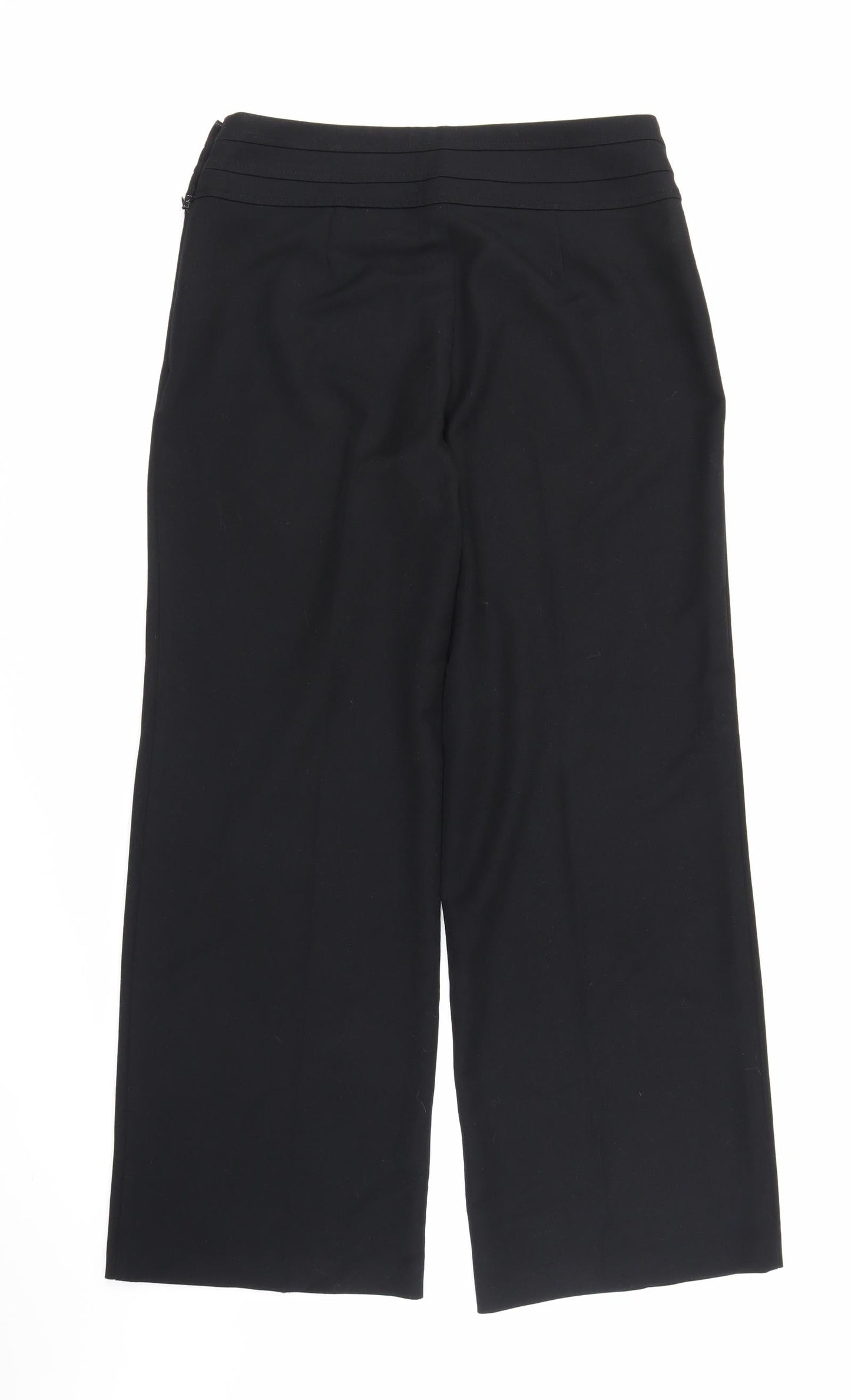 Womens UK Size 12 Very Regular Fit  Black Trousers
