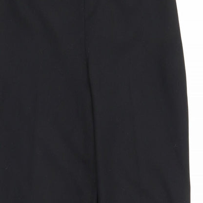 Womens UK Size 12 Very Regular Fit  Black Trousers