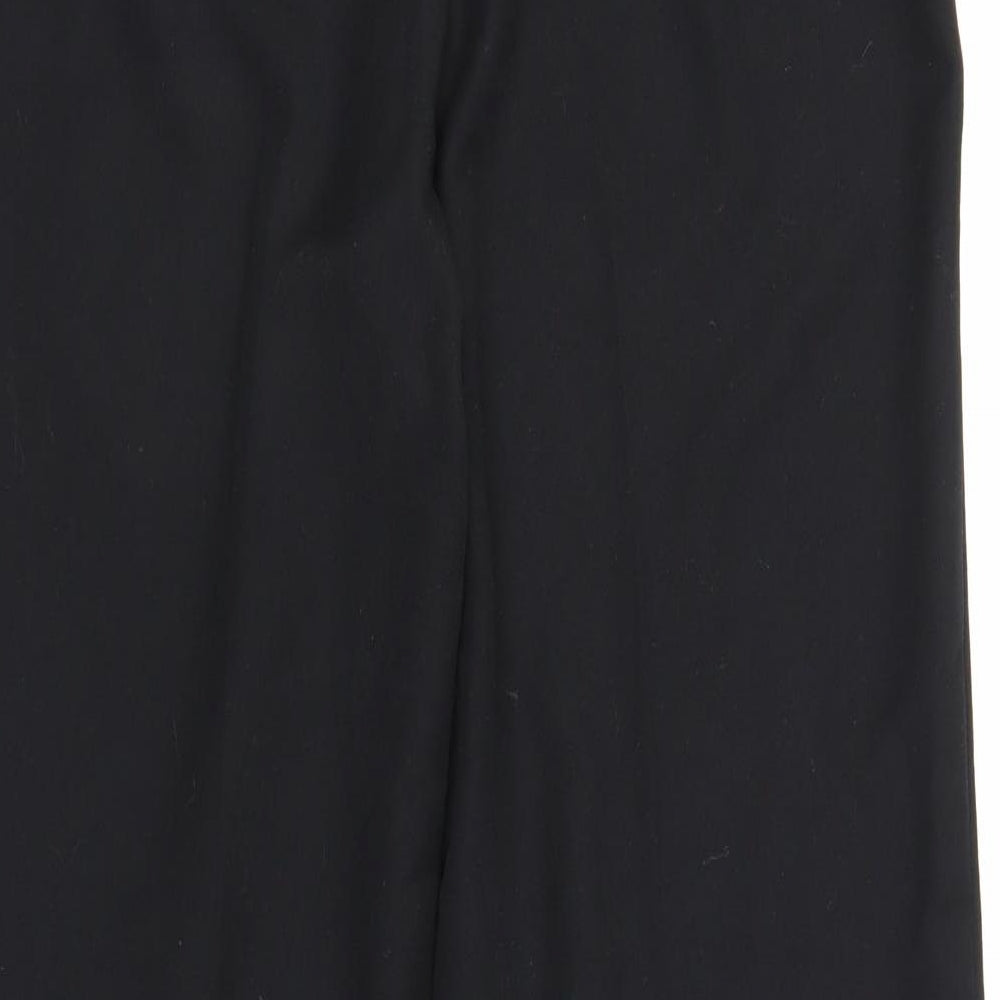 Womens UK Size 12 Very Regular Fit  Black Trousers