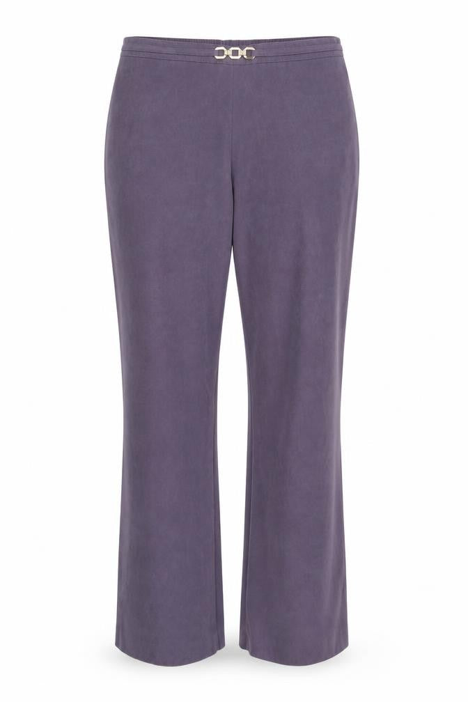 Womens UK Size 14 Classics Regular Fit  Purple Trousers