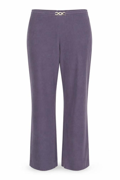 Womens UK Size 14 Classics Regular Fit  Purple Trousers