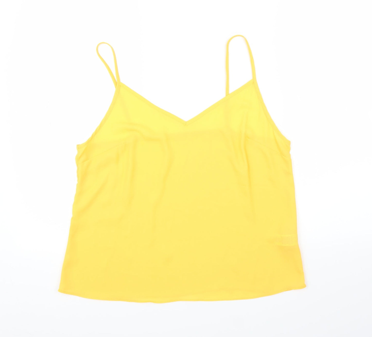 F&F Womens Yellow   Camisole Blouse Size 14
