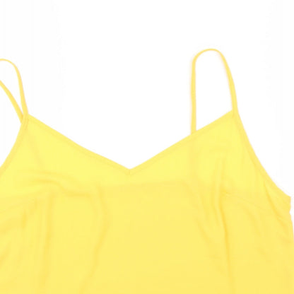 F&F Womens Yellow   Camisole Blouse Size 14