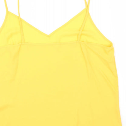 F&F Womens Yellow   Camisole Blouse Size 14