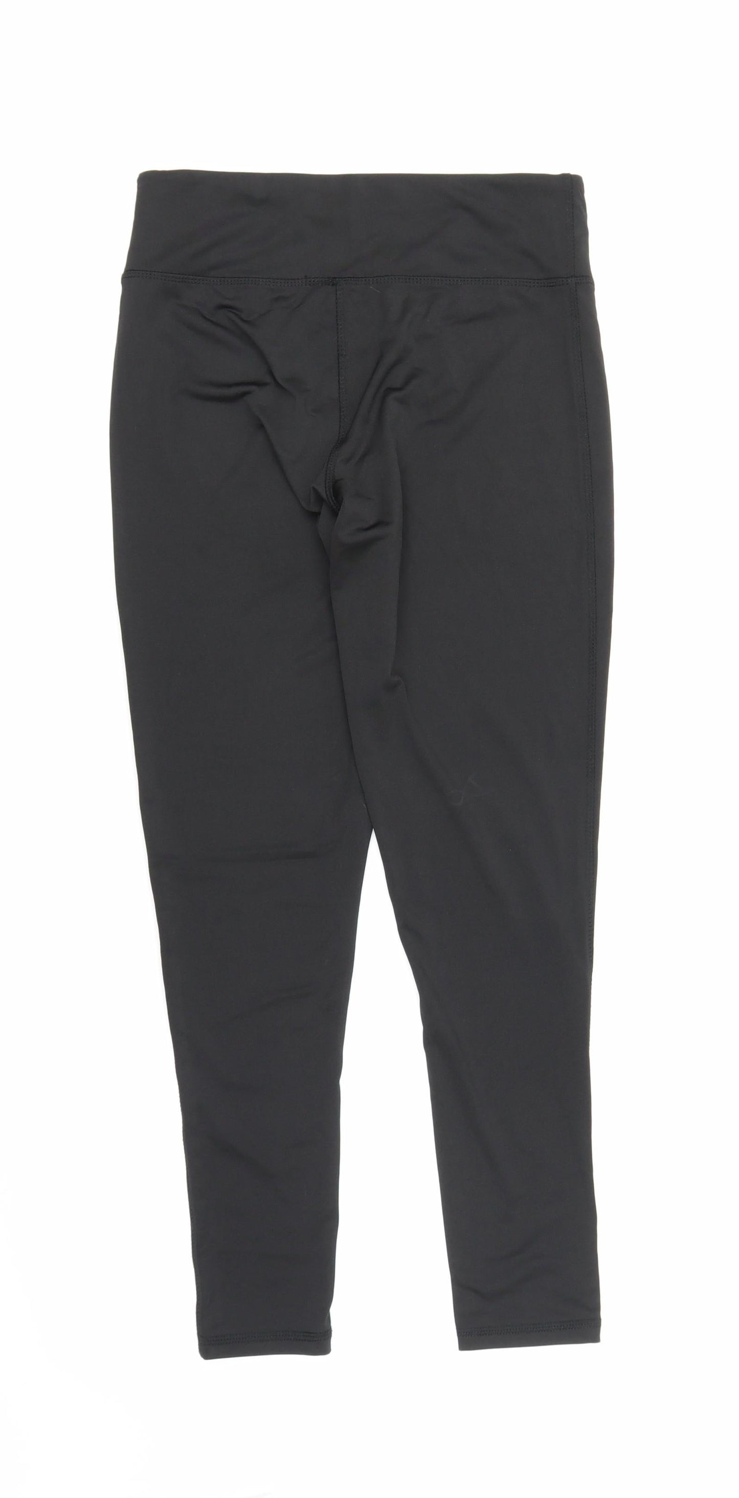 Studio Womens Black   Capri Leggings Size 8 L23 in