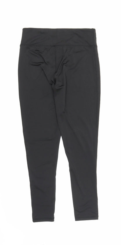 Studio Womens Black   Capri Leggings Size 8 L23 in
