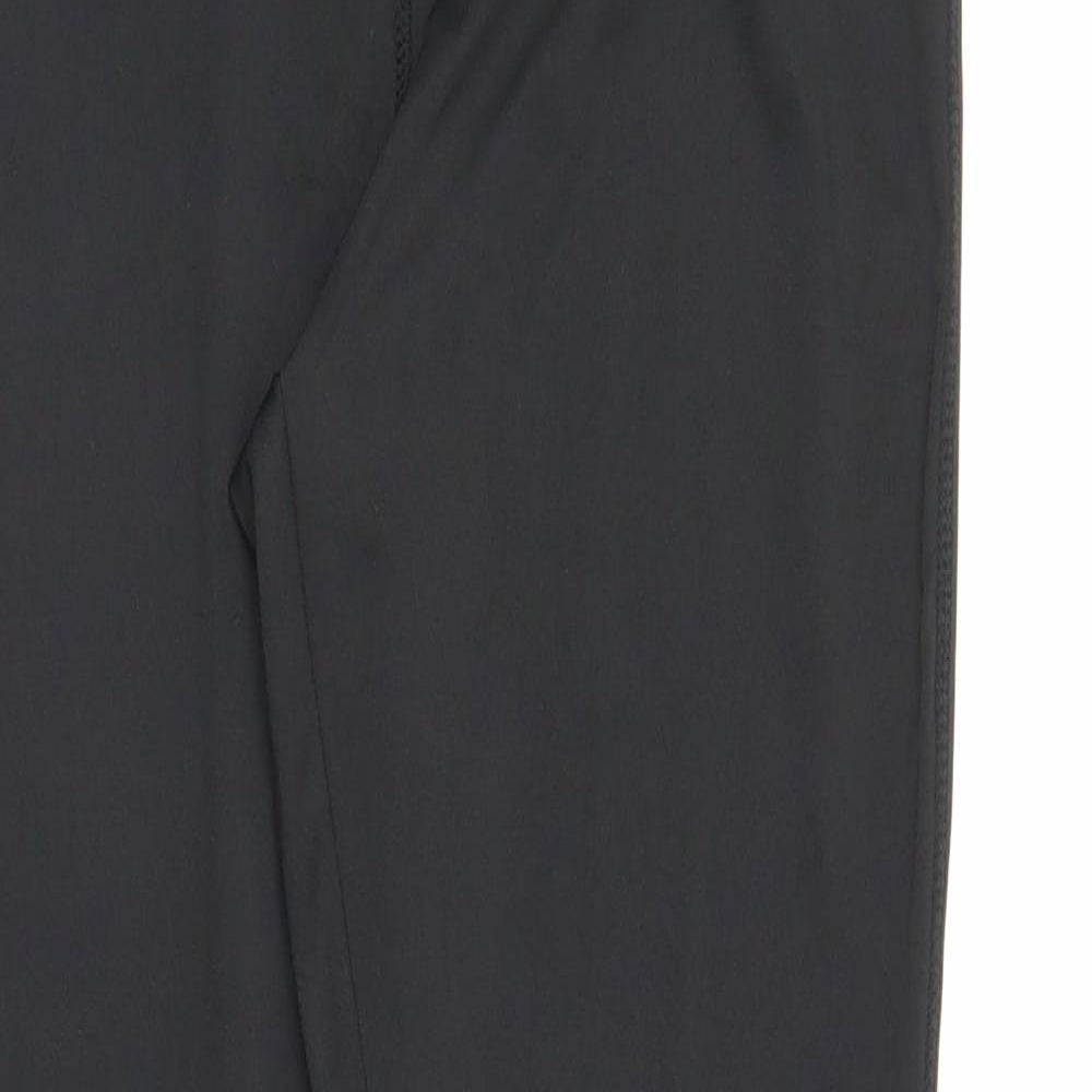 Studio Womens Black   Capri Leggings Size 8 L23 in