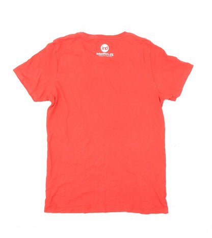 Industrialize Mens Red    T-Shirt Size XS