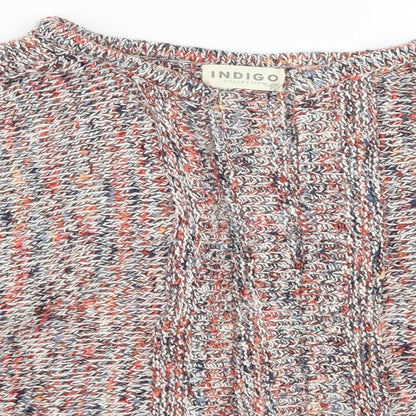 Marks and Spencer Womens Red   Cardigan Jumper Size M  - Blue