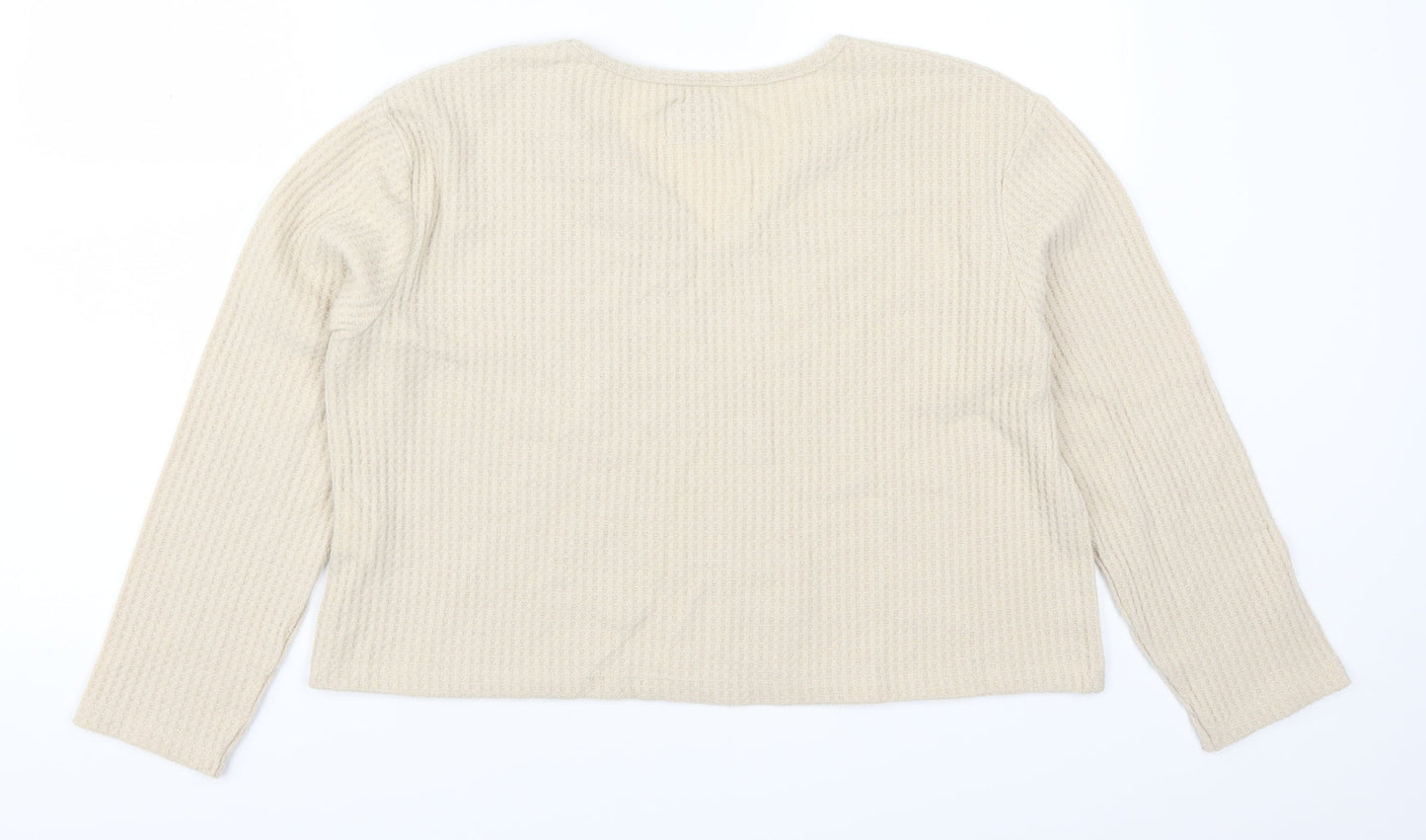 Pull & Bear Womens Beige   Pullover Jumper Size M