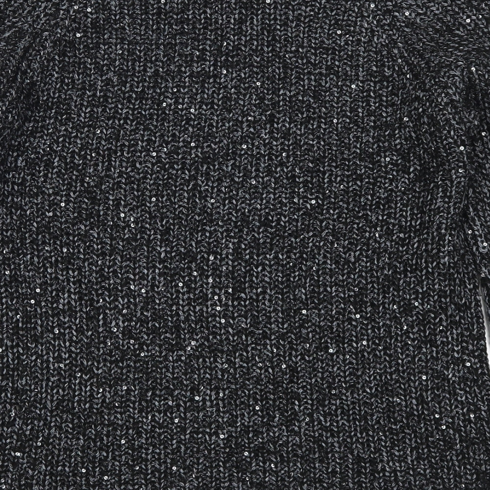 Nutmeg Womens Grey   Pullover Jumper Size 8