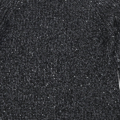 Nutmeg Womens Grey   Pullover Jumper Size 8