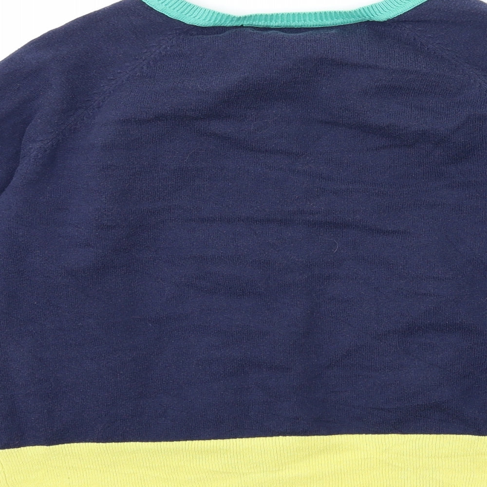 Bass Womens Blue  Knit Cardigan Jumper Size XS