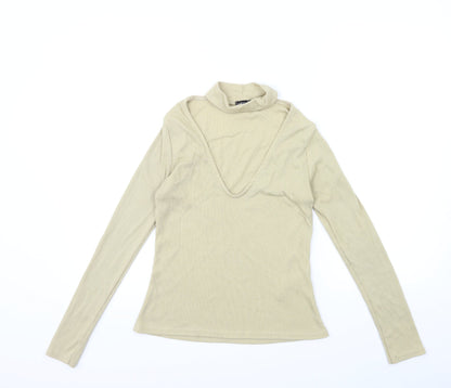 Boohoo Womens Green   Pullover Jumper Size 8