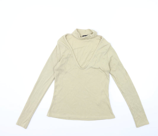 Boohoo Womens Green   Pullover Jumper Size 8