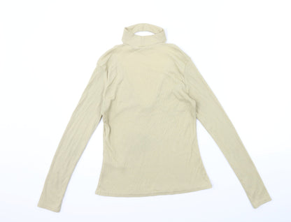 Boohoo Womens Green   Pullover Jumper Size 8
