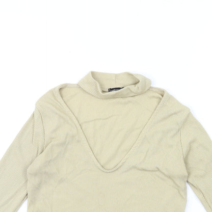 Boohoo Womens Green   Pullover Jumper Size 8