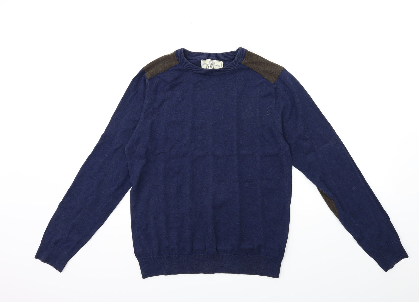 NEXT Mens Blue  Knit Pullover Jumper Size S