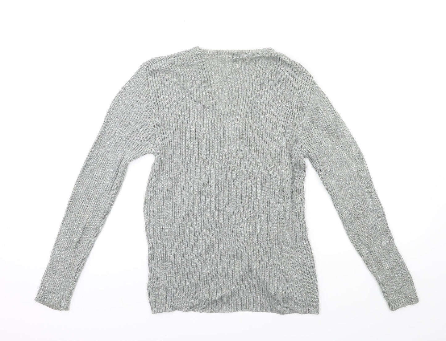 Ozone Womens Green  Knit Cardigan Jumper Size L