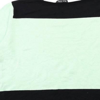 marble Womens Green  Knit Pullover Jumper Size 4