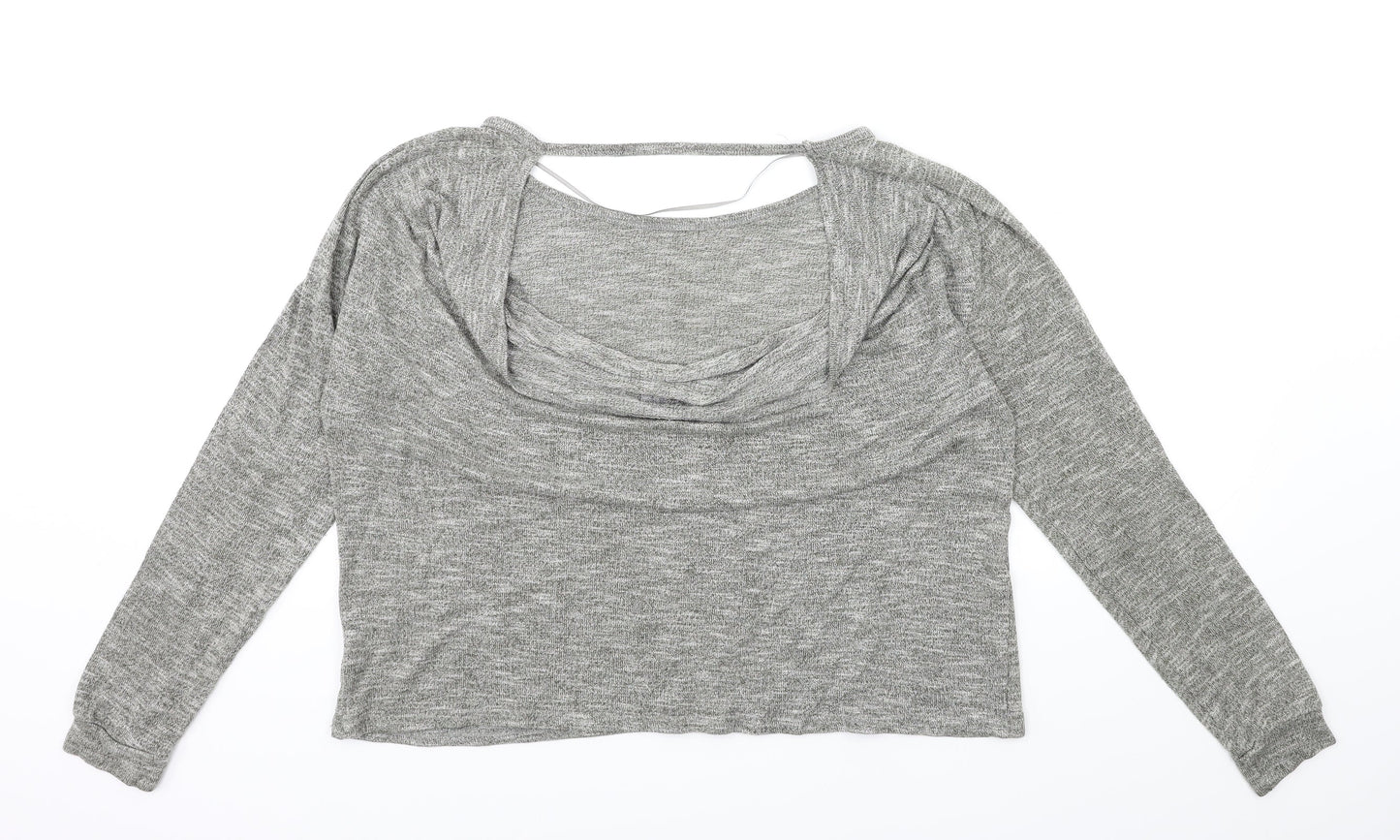 Atmophere Womens Grey   Pullover Jumper Size 14  - Scoop Back