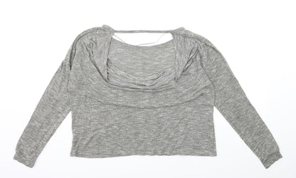 Atmophere Womens Grey   Pullover Jumper Size 14  - Scoop Back