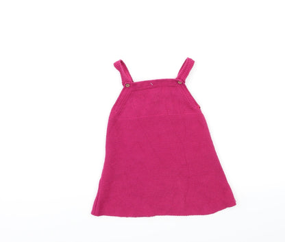 NEXT Baby Pink  Knit Jumper Dress  Size 6-9 Months