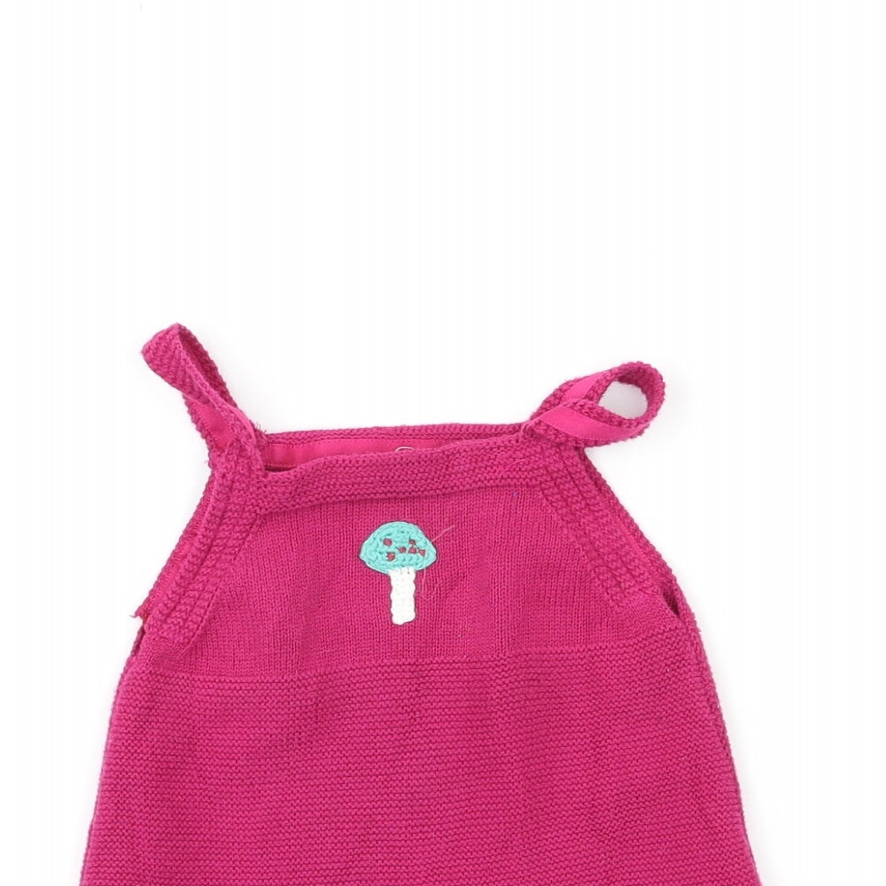 NEXT Baby Pink  Knit Jumper Dress  Size 6-9 Months