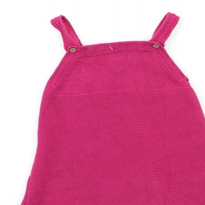 NEXT Baby Pink  Knit Jumper Dress  Size 6-9 Months