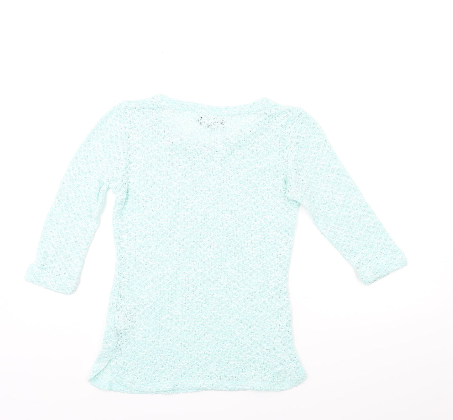 New Look Womens Green  Knit Pullover Jumper Size 6