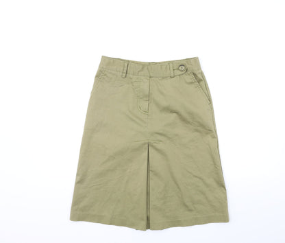 Vanezza regazza Womens Green   A-Line Skirt Size 26 in