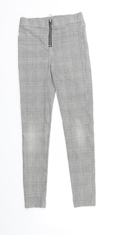 New Look Girls Black Check  Snow Pants Trousers Size 11 Years