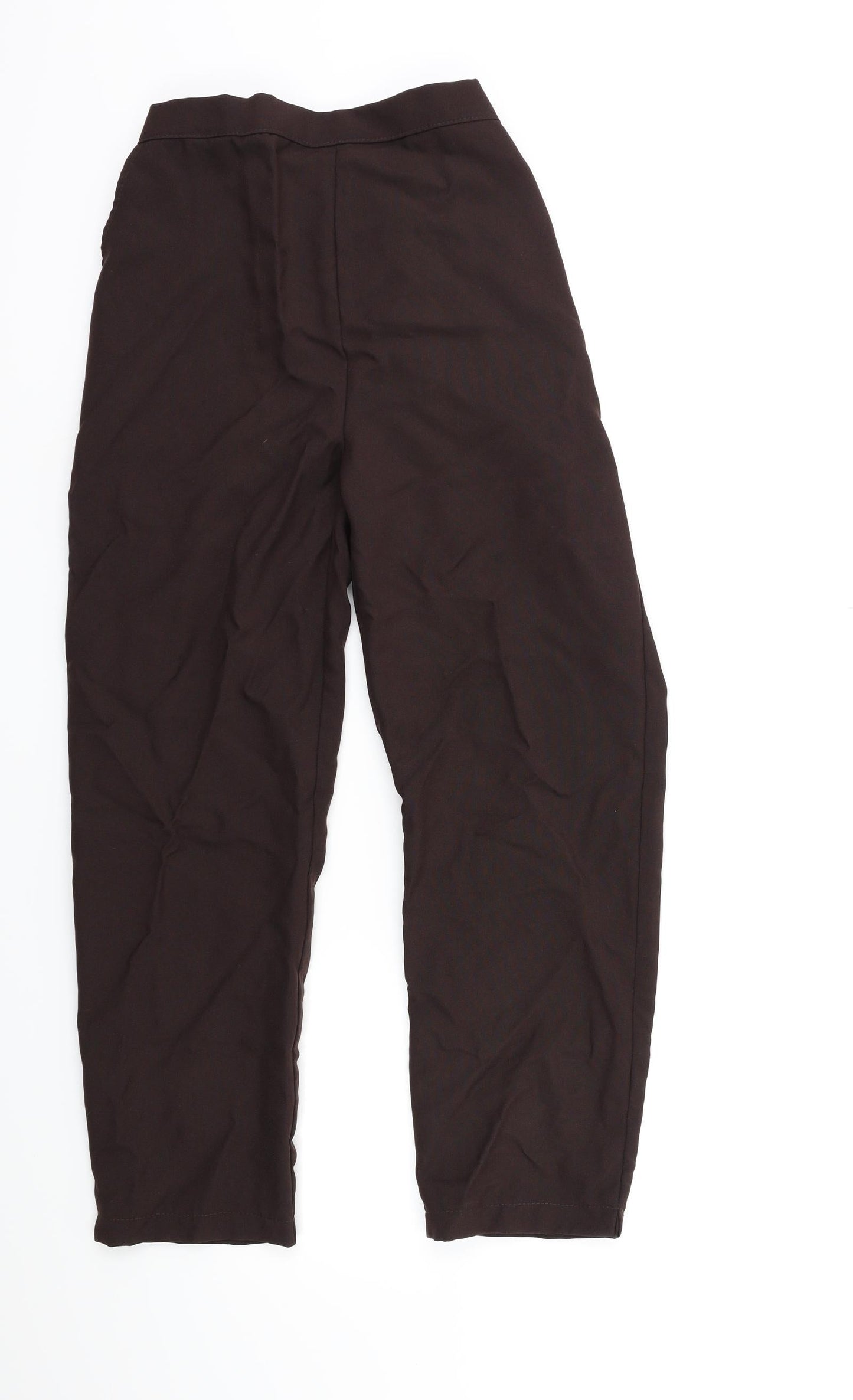 Womens UK Size 10 Preworn Regular Fit  Brown Trousers