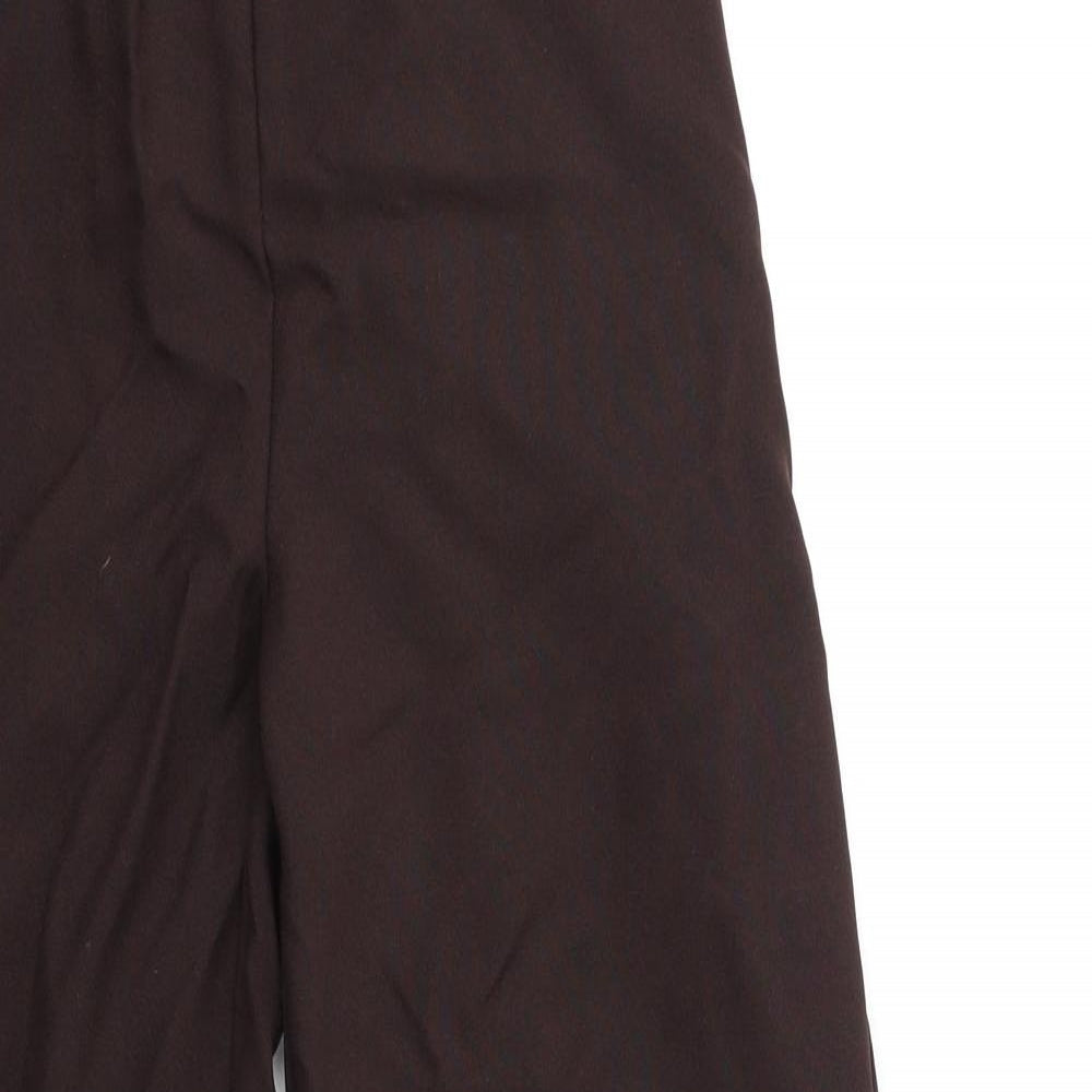 Womens UK Size 10 Preworn Regular Fit  Brown Trousers