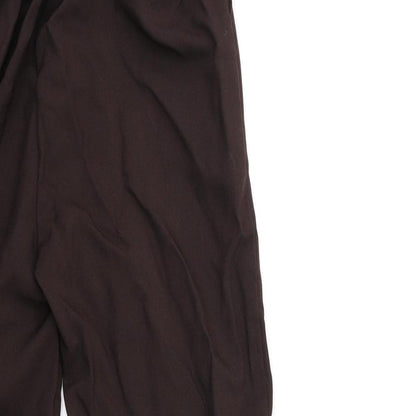 Womens UK Size 10 Preworn Regular Fit  Brown Trousers