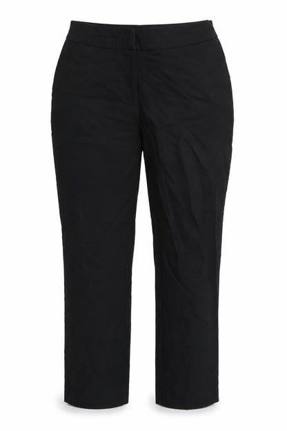 Womens UK Size 10 Preworn Regular Fit  Black Trousers