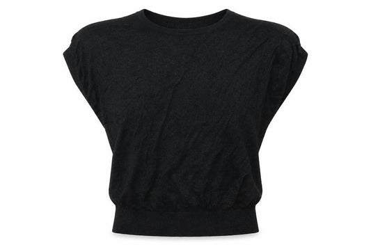 Wallis Womens Black  Knit Pullover Jumper Size S  - Open Shoulder