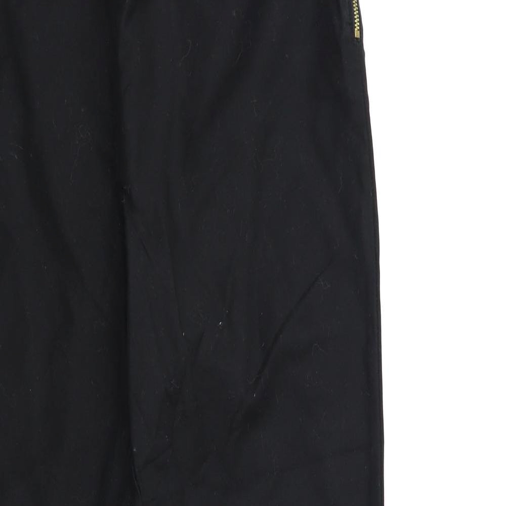 Womens UK Size 12 River Island Regular Fit Snow Pants Black Trousers