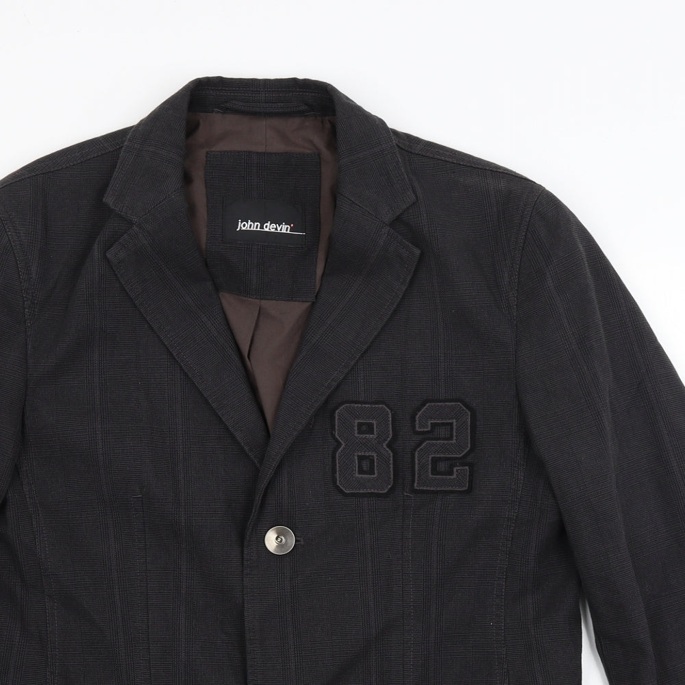 Mens UK Size 40 John Devin Grey Jacket
