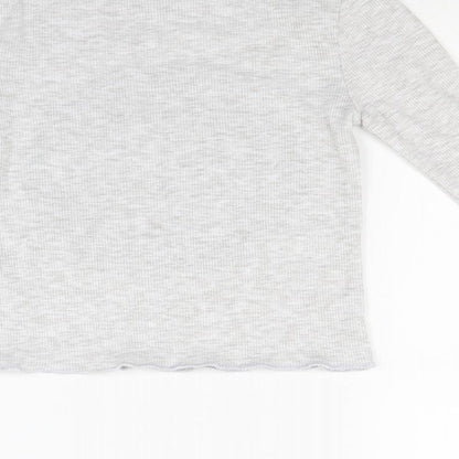 Primark Girls Grey   Pullover Sweatshirt Size 7-8 Years  - Fashion Icon