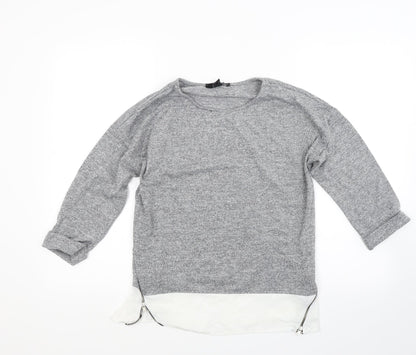 Primark Womens Grey   Pullover Jumper Size 10
