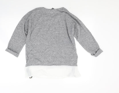 Primark Womens Grey   Pullover Jumper Size 10