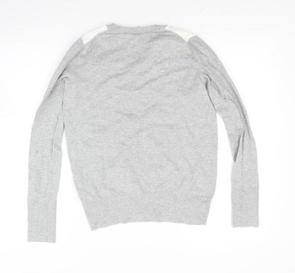 Gap Womens Grey Striped Knit Pullover Jumper Size XS