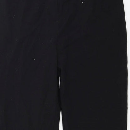 Womens UK Size 14 Marks and Spencer Regular Fit  Black Trousers