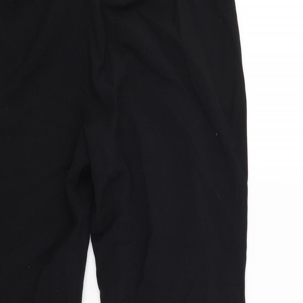 Womens UK Size 14 Marks and Spencer Regular Fit  Black Trousers