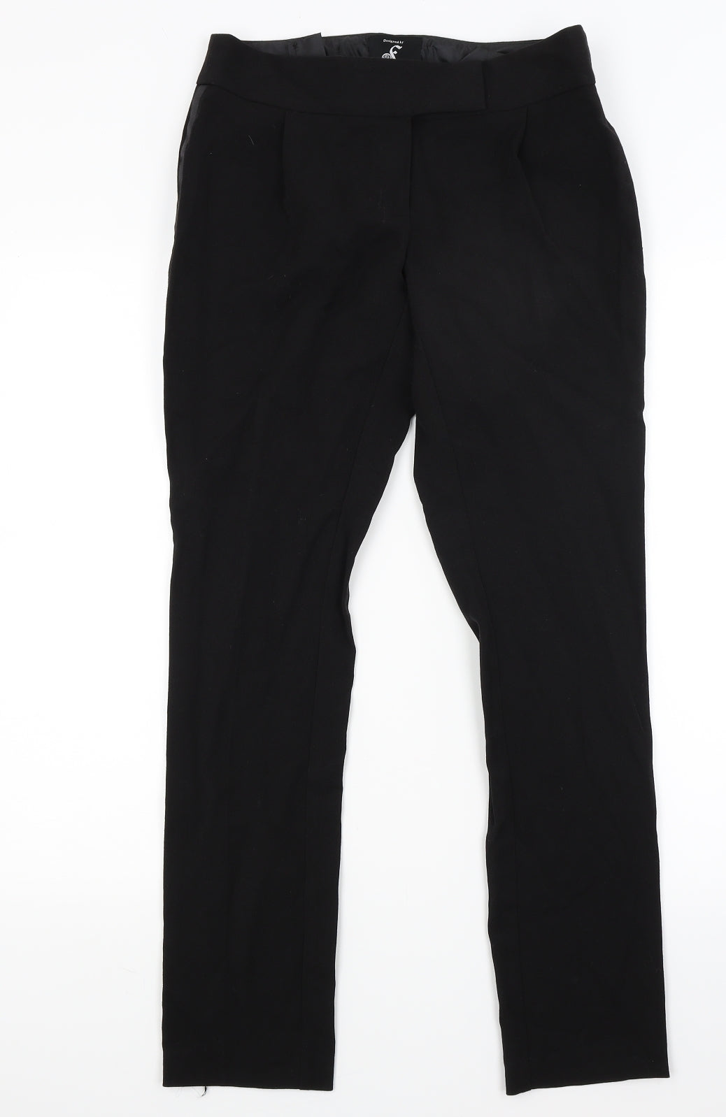 Ferne Cotton Womens Black   Trousers  Size 8 L26 in