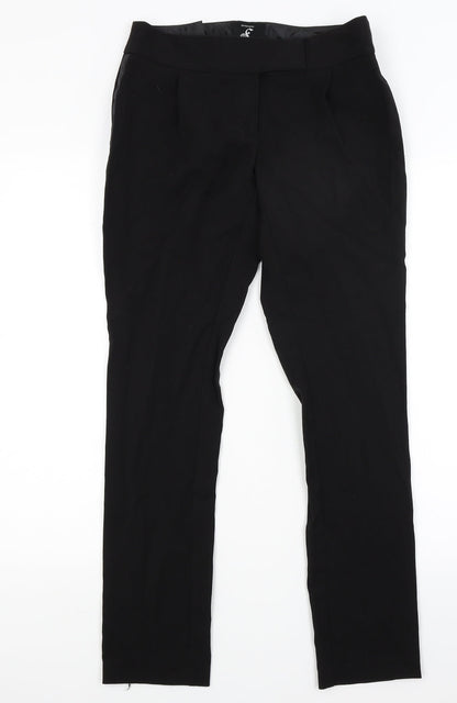 Ferne Cotton Womens Black   Trousers  Size 8 L26 in